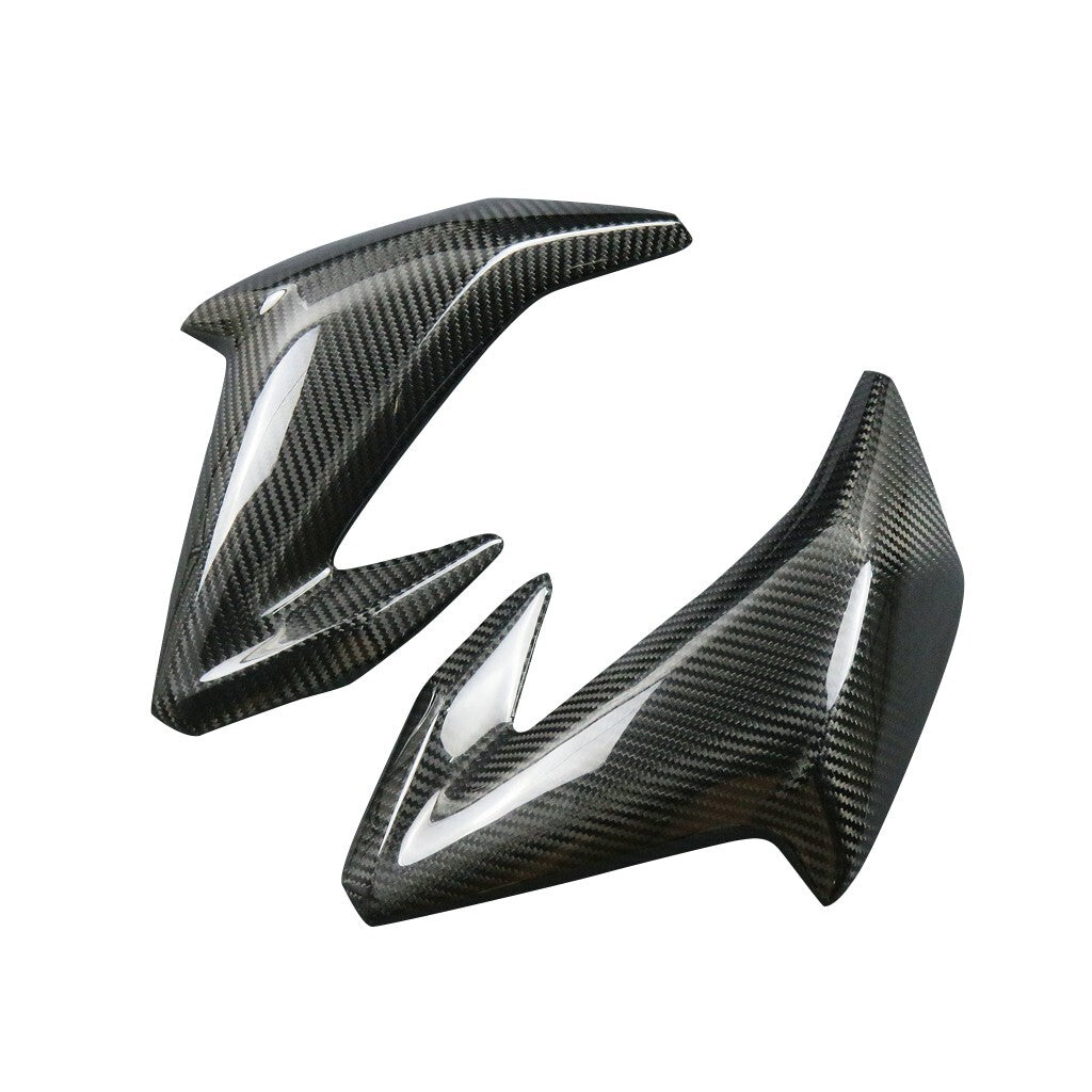 2017-2019 Real Carbon Fiber For Z900 Gas Tank Front Side Trim Cover Panel Fairin