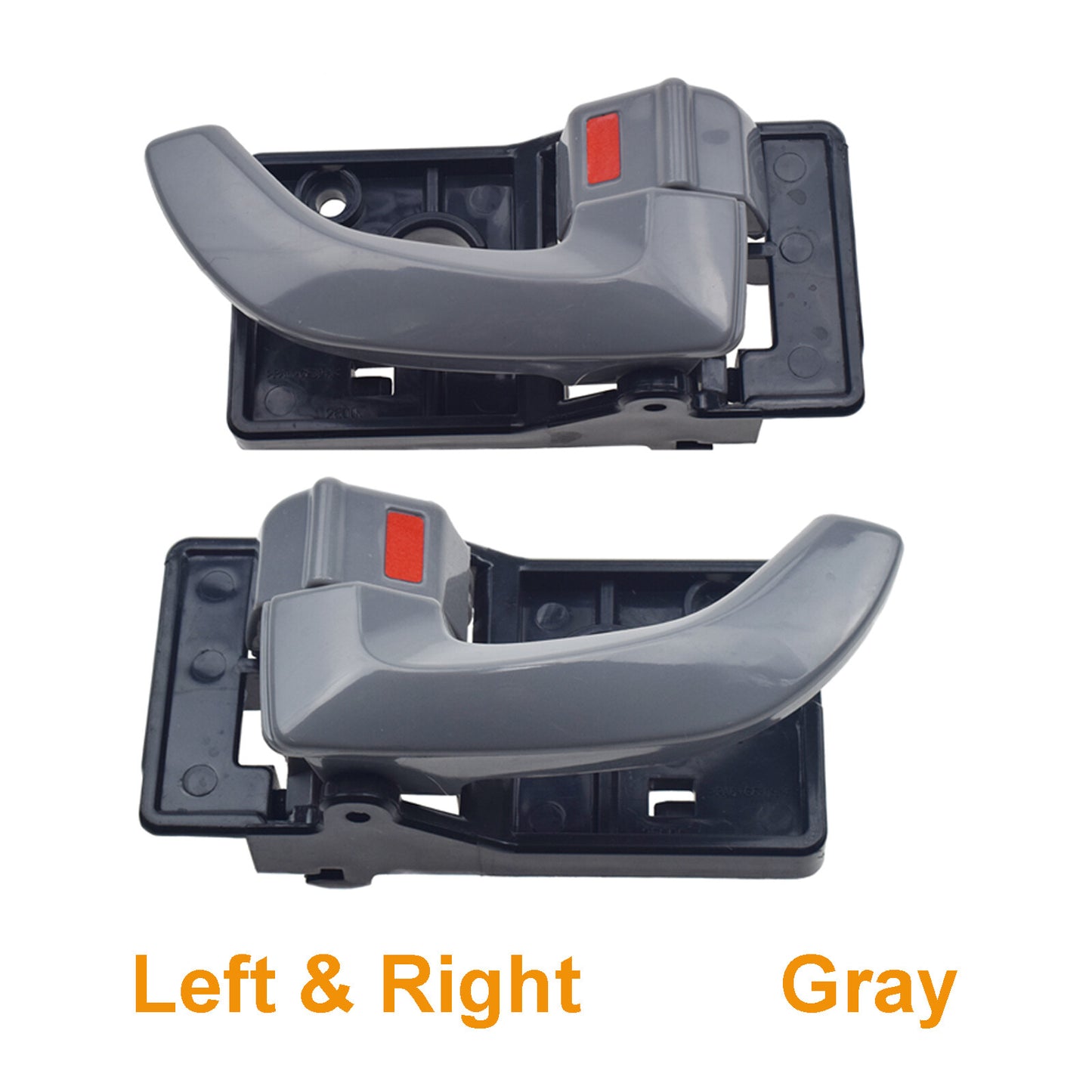 2Pcs Interior Inside Door Handle Gray Left Right For 2005-2009 for Hyundai for Tucson