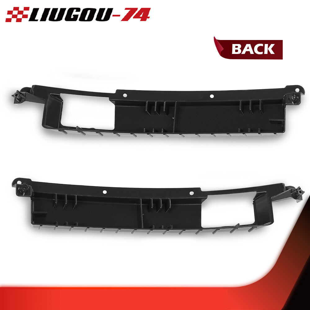 Front Bumper Bracket Set Fits 2013 - 2016 for Fusion Side Cover Plastic 2 Pieces - v
