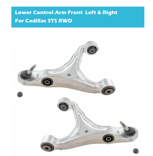 2x Front Lower Control Arm Fit for Cadillac STS 05-10 SLS 06-13 Ball JointsBushings
