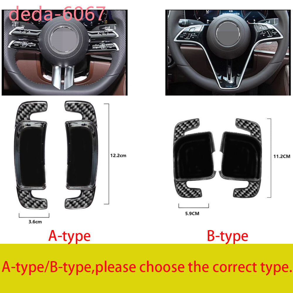 for Benz C/GLC GLS Class 22+ E S EQS 21+ABS/Carbon Steering Wheel Paddle Shifter