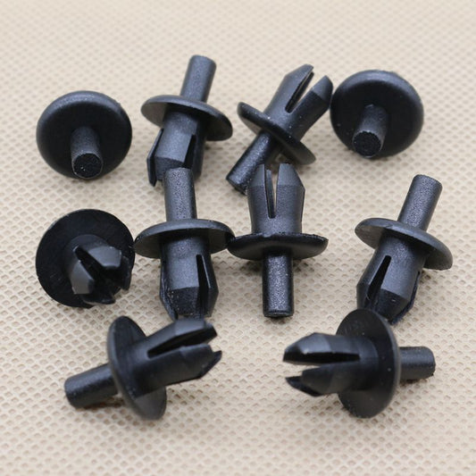 10 Bumper Fascia retainer clips 16186729901C, N0385491 for Volkswagen , General Motors, and for Peugeot vehicles.