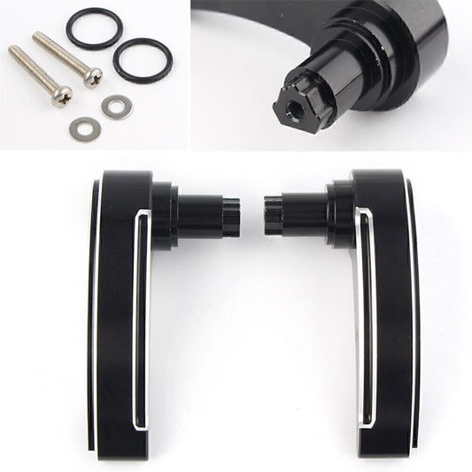 Fit for Harley Touring Street Glide 2014-17 Black Saddlebag Lid Lifters Latch Lever Q