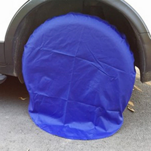 4pcs Car Camper Wheel Tire Covers Sun Protector Snow UV Oxford-Cloth Blue 32in n