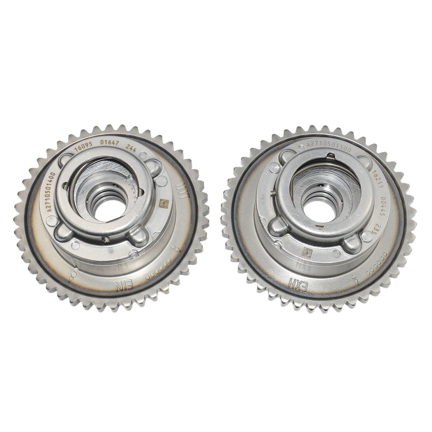 2¡ÁA2710501400 Camshaft Adjuster Gears Intake Exhaust for Mercedes-Benz M271 W204