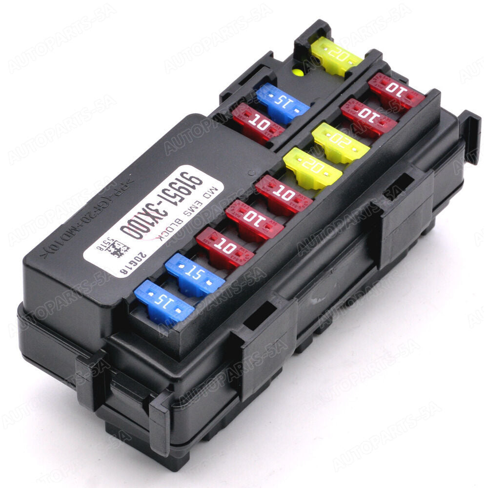 One-piece set of automotive engine module system fuse box suitable for 2014-2016 for Hyundai for Elantra 91951-3X100