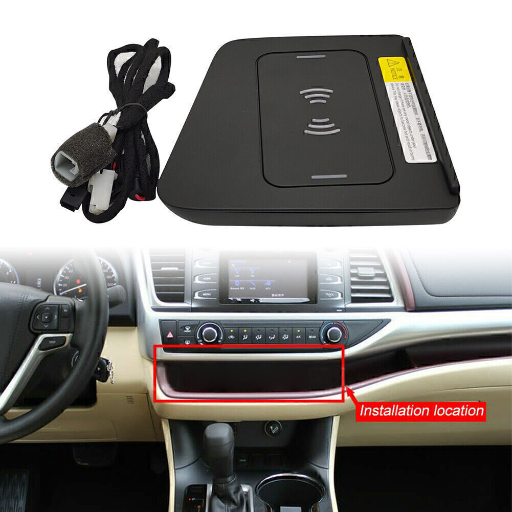 Kabellos Ladegert Telefon Schnell Aufladen Pad f¨¹r for Toyota Highlander 2014 -2019