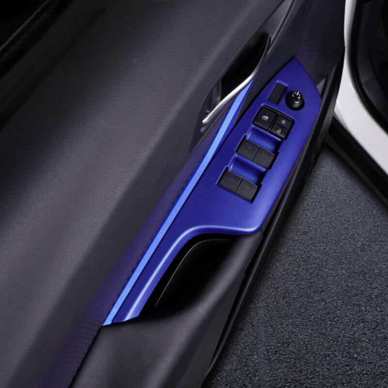 Carbon Fiber ABS Headlight Switch Button Frame Trim for Hyundai for Elantra 2021-23 v