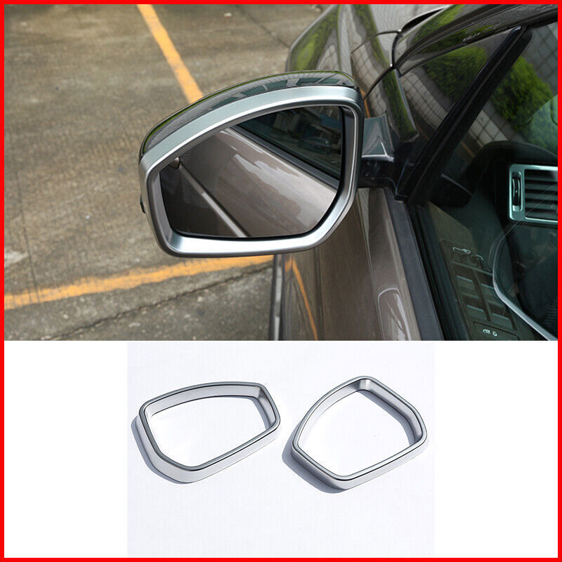 2X for Range Rover Evoque 2012-2019 ABS Chrome Rearview Mirror Rain Eyebrow Trim
