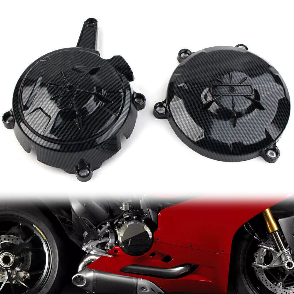 for Ducati -1199 2012-2014 & 1299 2016-20 Engine Case Cover Slider Protector Case Q