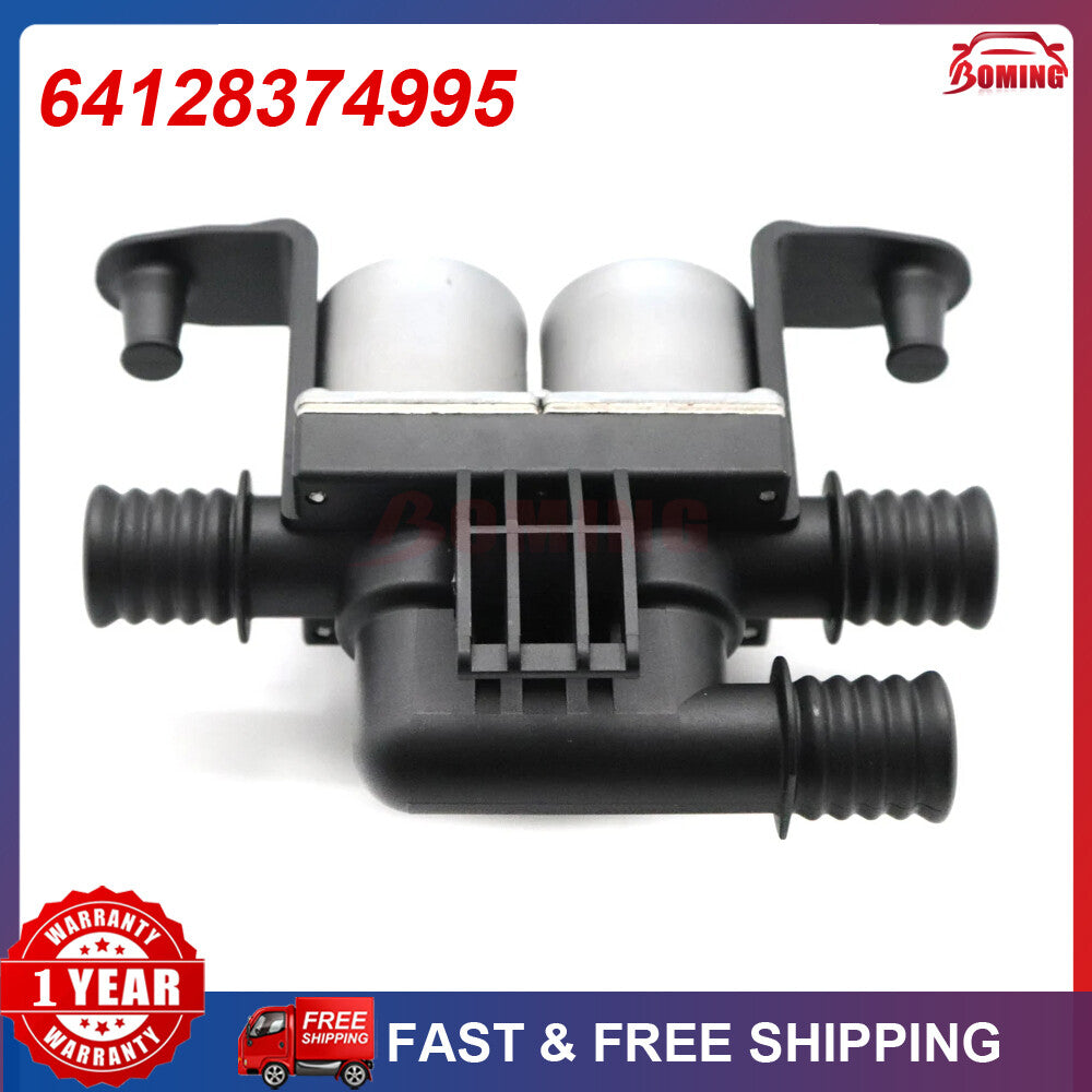 64128374995 New for BMW M5 M6 525xi 528i A/C Heater Water Valve Dual Solenoid Q