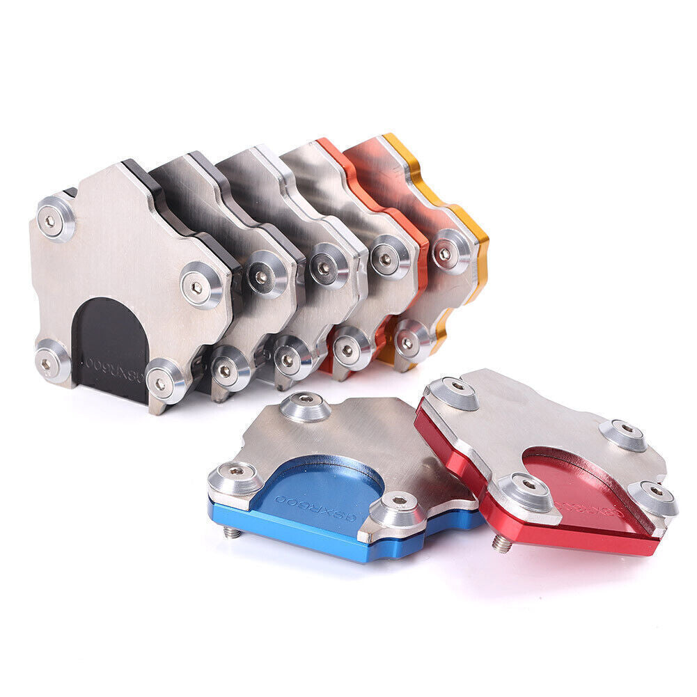 CNC Motorcycle Side Stand Kickstand Plate Pad Universal for Motorcycle Q