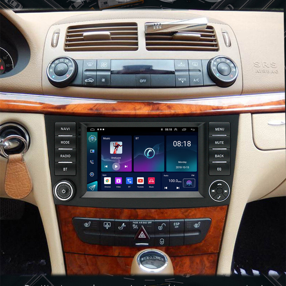 7Android 13 Support Carplay 4+32G Car Radio for Mercedes-Benz W211 W219 W463 Q