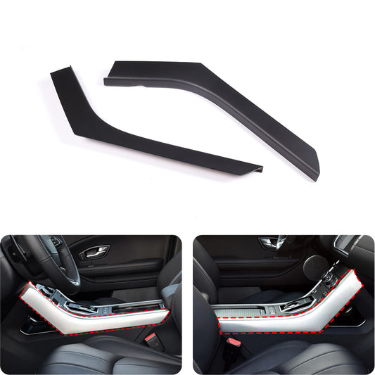 Silver Aluminum Air Conditioner Button Decal Trim for Jaguar XF 12-15- v