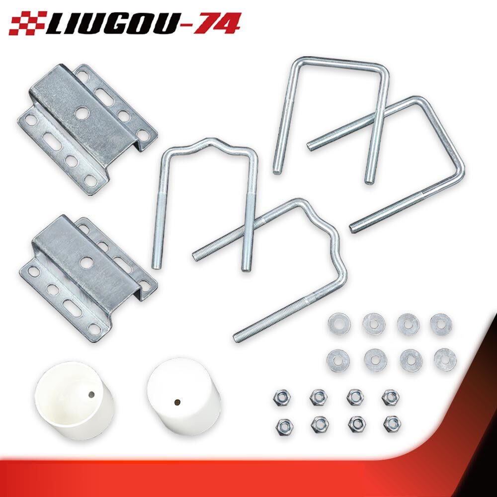 Universal for marine trailer GALVANIZED guide bars and rear-mounted U BOLT kits Q