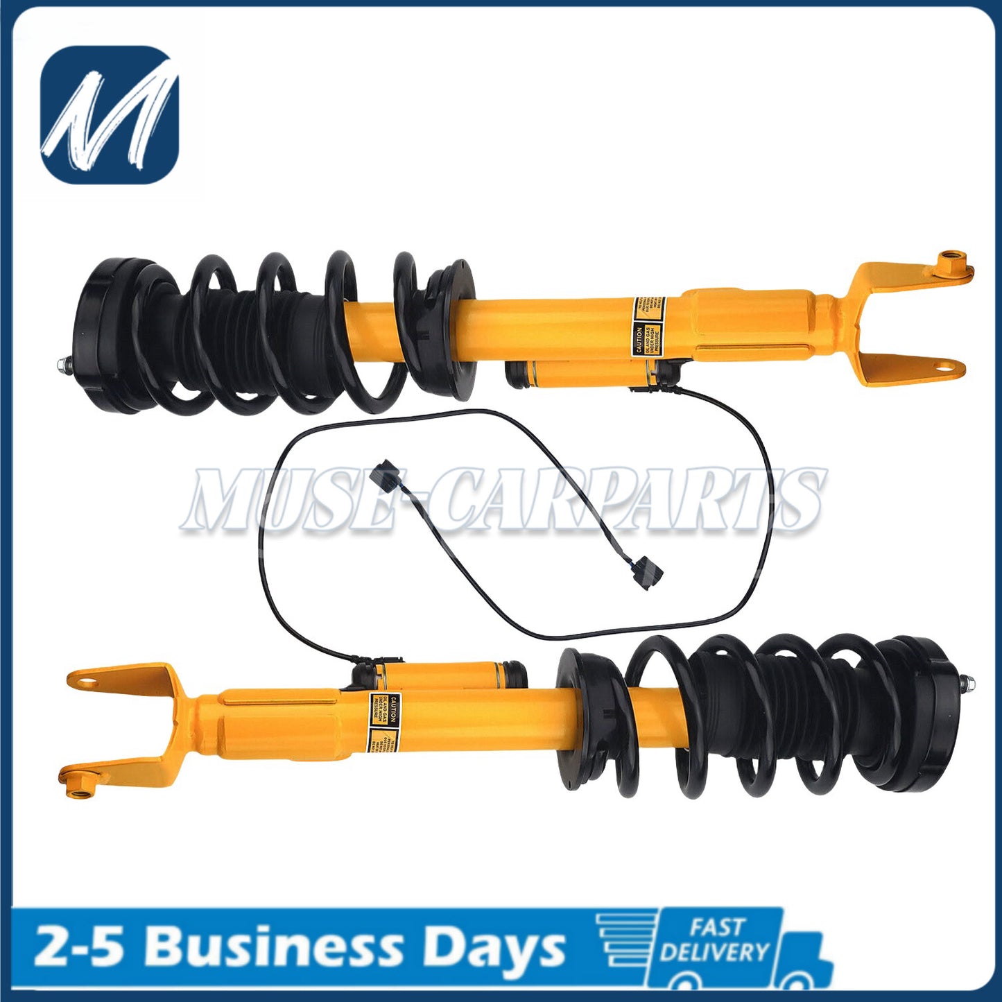 Pair Front Shock Struts Spring Assys Fit for Audi Q3 2019-2023 for VW for Tiguan 2018-2023