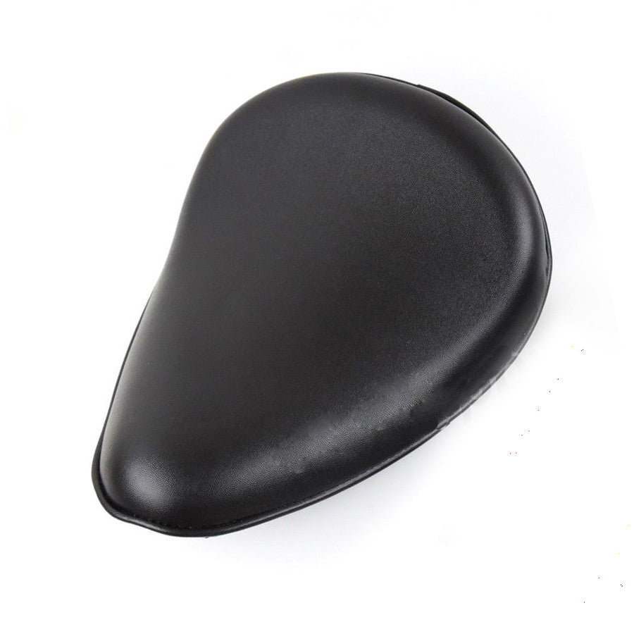 Black PU Leather Style Solo for Seat for Harley Sportster Chopper Bobber Custom Q