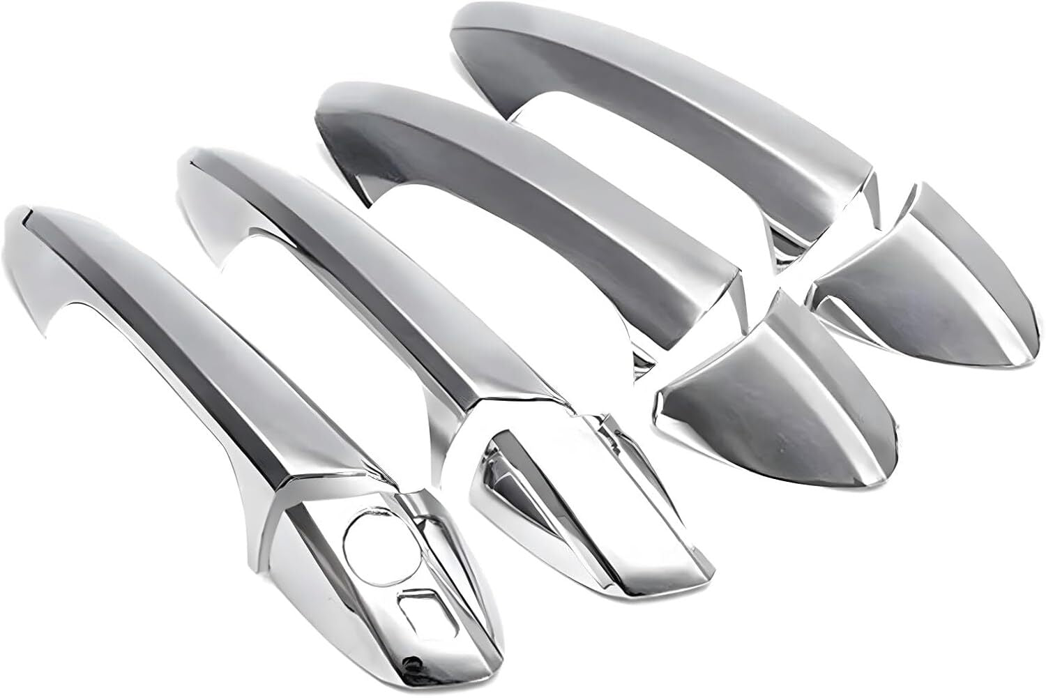 8-piece set of chrome car door handle covers for W204 W212 C-Class accessories n