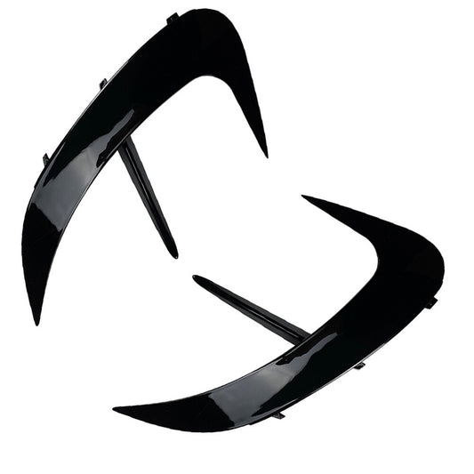 2x Rear Bumper Splitter Spoiler Canard Air Vent Fit for Mercedes Benz C-Class W206 Q