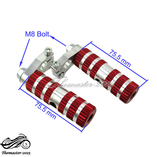 Racing Footpegs Foot Rest Pegs for 47cc 49cc for Mini Pocket Bike MTA1 MTA2 Q