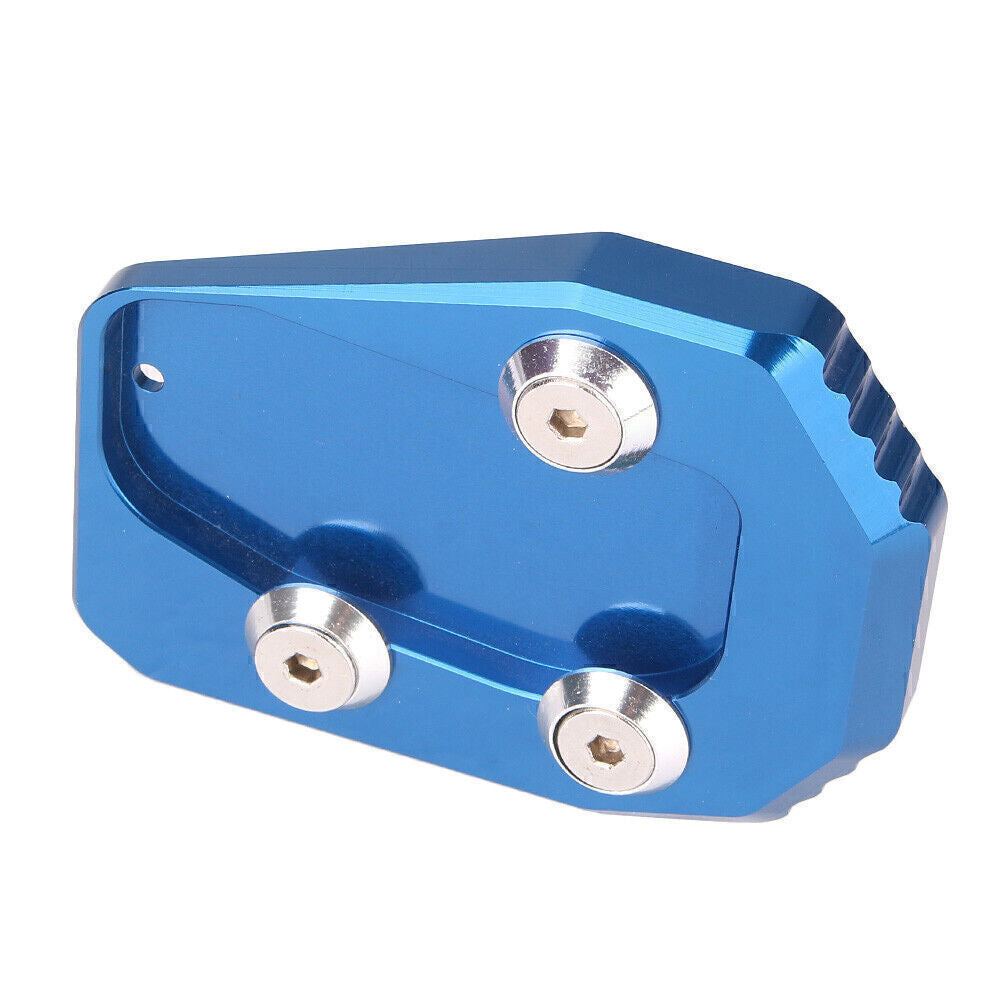 Kickstand Side Foot Stand Extension Plate Pad for Yamaha MT09 2013 - 15 16 Blue Q