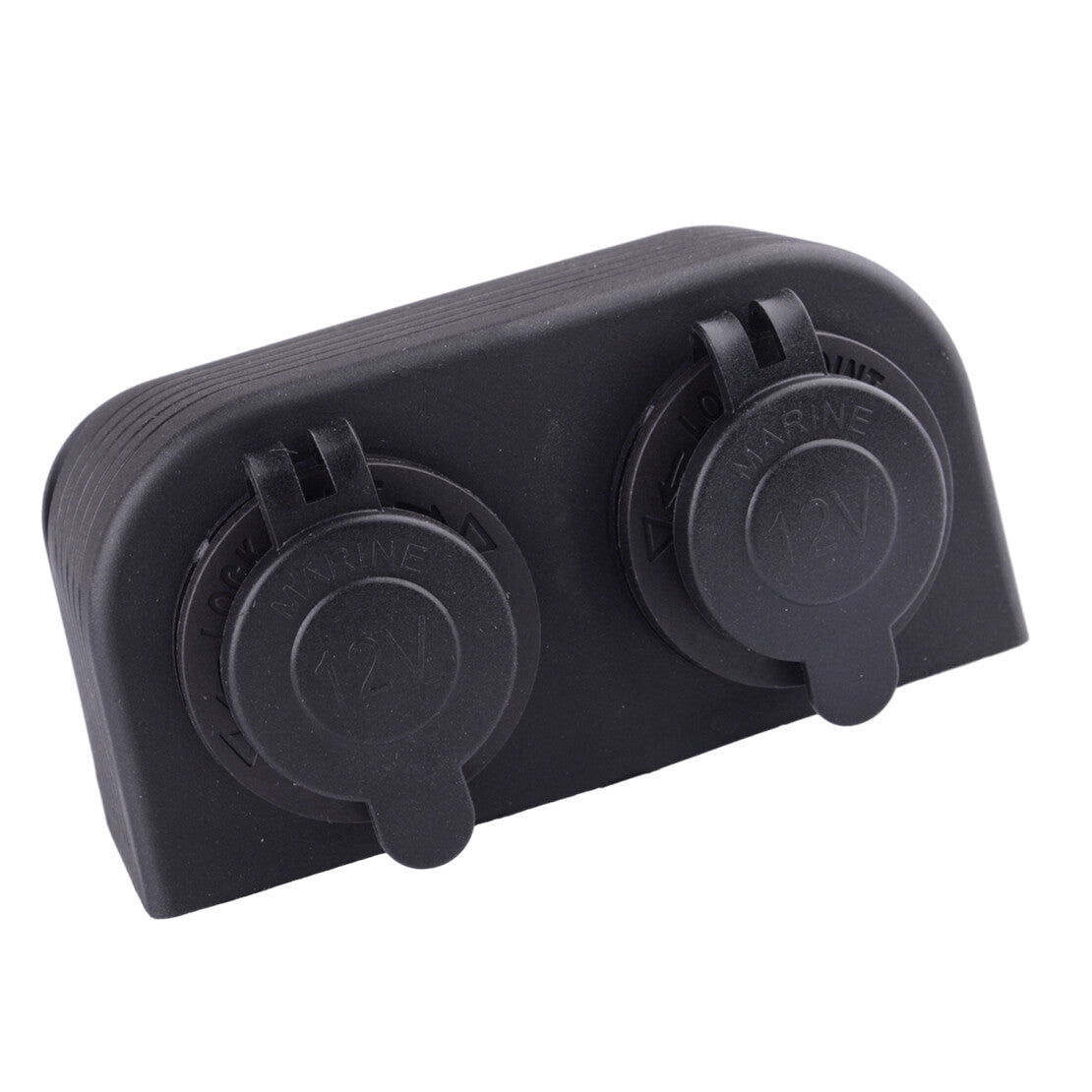 Power Socket Car Boat Cigarette Lighter Surface Plug Outlet Mount Bracket Q