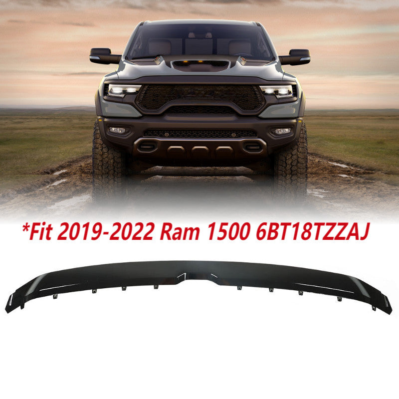 Front Upper Replacement Molding Grille Black For 2019-2022 for Ram 1500 6BT18TZZAJ n
