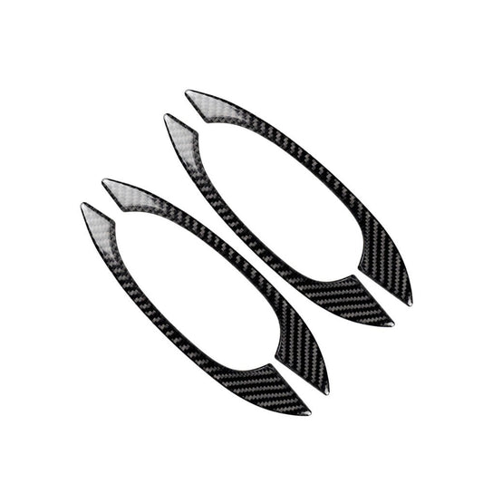 4pc Carbon Fiber Exterior Door Handle Cover Trim For Macan 2014-2019 New n