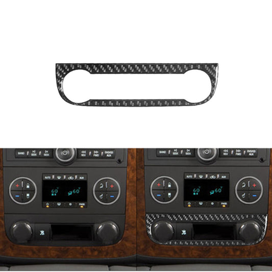 Red Carbon Fiber Console Air Vent Outlet Cover For C Class W204 v