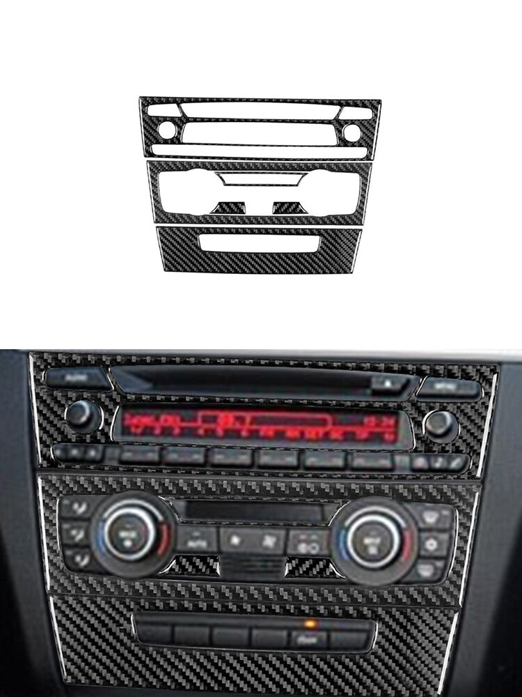 Central A/C Control Panel Type A Trim Carbon Fiber For Tundra 2007-2013 v