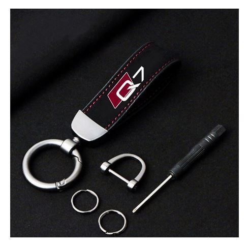 Car keychain, keyring, badge, hanging rope, neck strap, suitable for Recaro, black, suitable for - v
