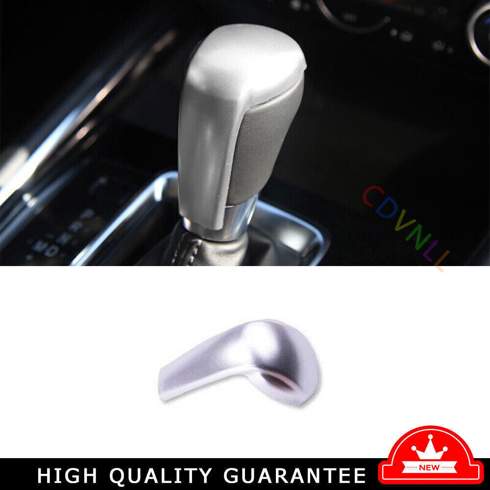 for Mazda 3 Axela 2017-18 Matte Silver ABS Console Gear Shift Knob Cover Trim 1X