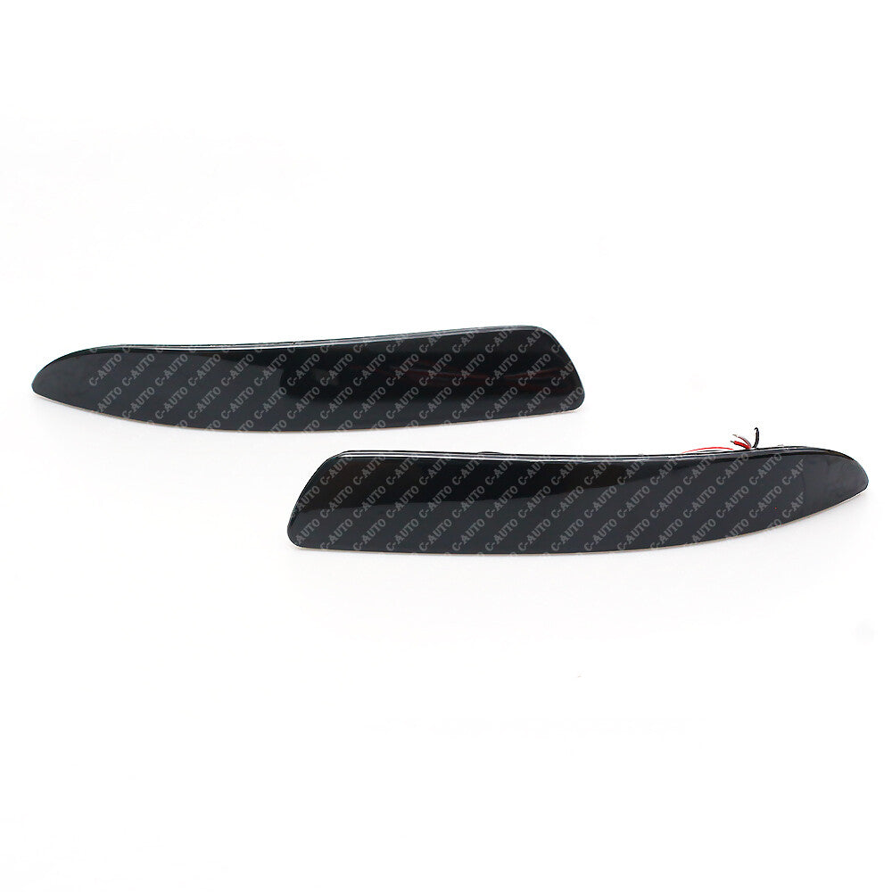 ?? LED Rear Bumper Reflector Light Black Smoked Lens for BMW E70 X5 2006-2013 ??