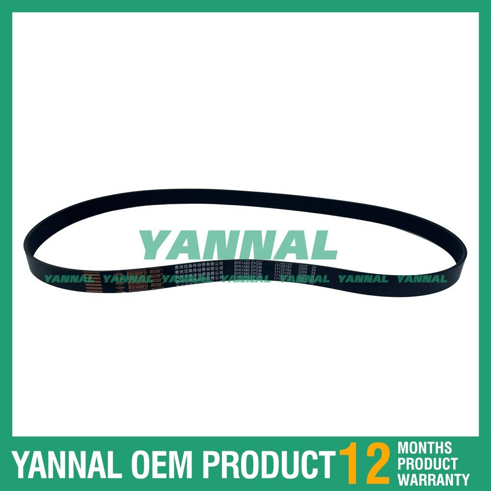 belts for 6D102-2 engine parts -