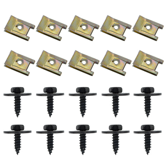20 for BMW U-Nut Hex Screws Wheel Run Underride Protection Underfloor Clips