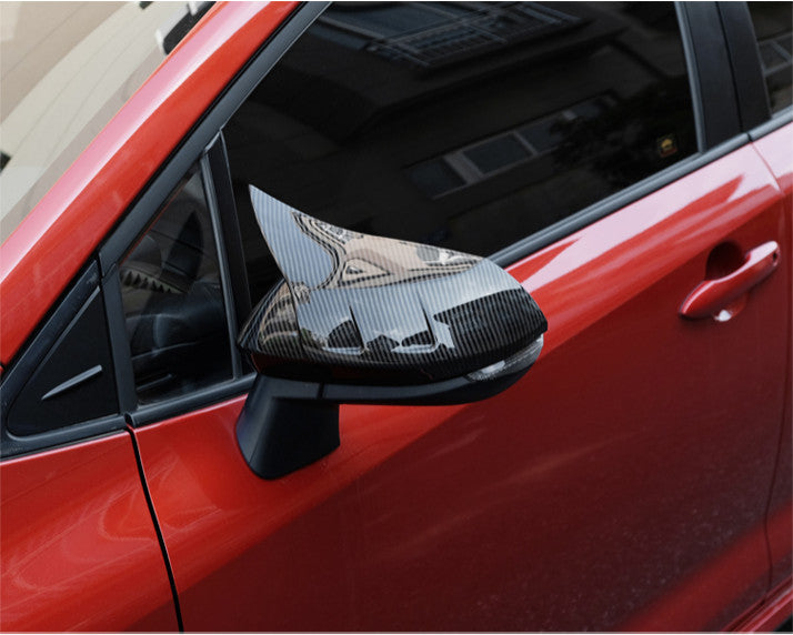 2-Piece Carbon Fiber OX Speaker and Rearview Mirror Covers Suitable for Toyota for Corolla 2019-2023