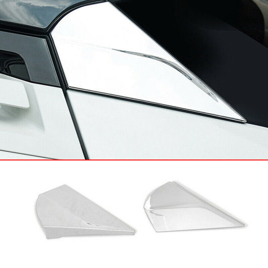 for Toyota C-HR CHR 2016-2022 Chrome 2PCS Rear Window Spoilers Wing Cover Trim