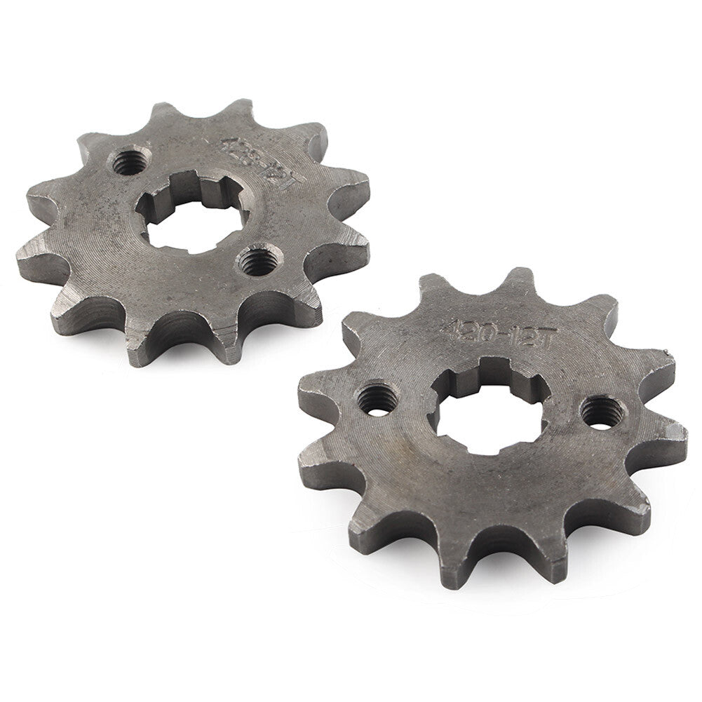 420/428 12T 17mm Front Chain Sprocket For 50cc 70cc 90cc 110cc 125cc Pit Dirt