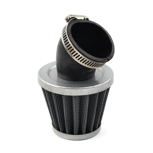 45mm Bent Neck Air Filter Dirt Pit Bike ATV Quad Motorbike GY6 Moped Scooter Q