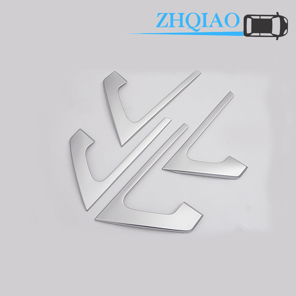 ABS Silver Interior Door Armrest Cover Trim Fits for Toyota for Land Cruiser 2008-2019