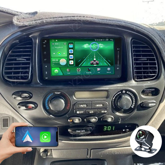 for Toyota Sequoia 2003-2007 Android Auto Carplay Car Radio GPS Stereo Screen FM