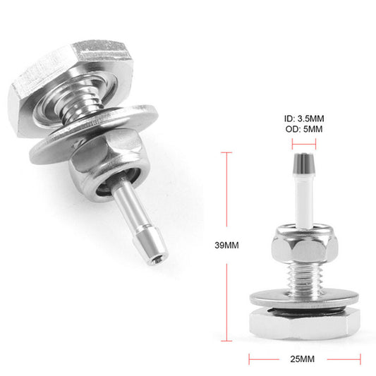 Turbocharger Silicone Pipe Boost Hose Nipple Turbo Vacuum Vac Gauge Fitting TDI Q