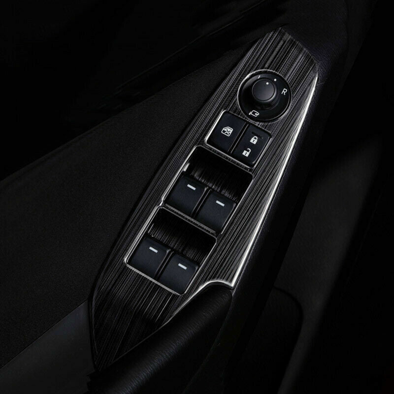 Carbon fiber interior door handle frame cover decoration suitable for 86/for Subaru BRZ 2022- v