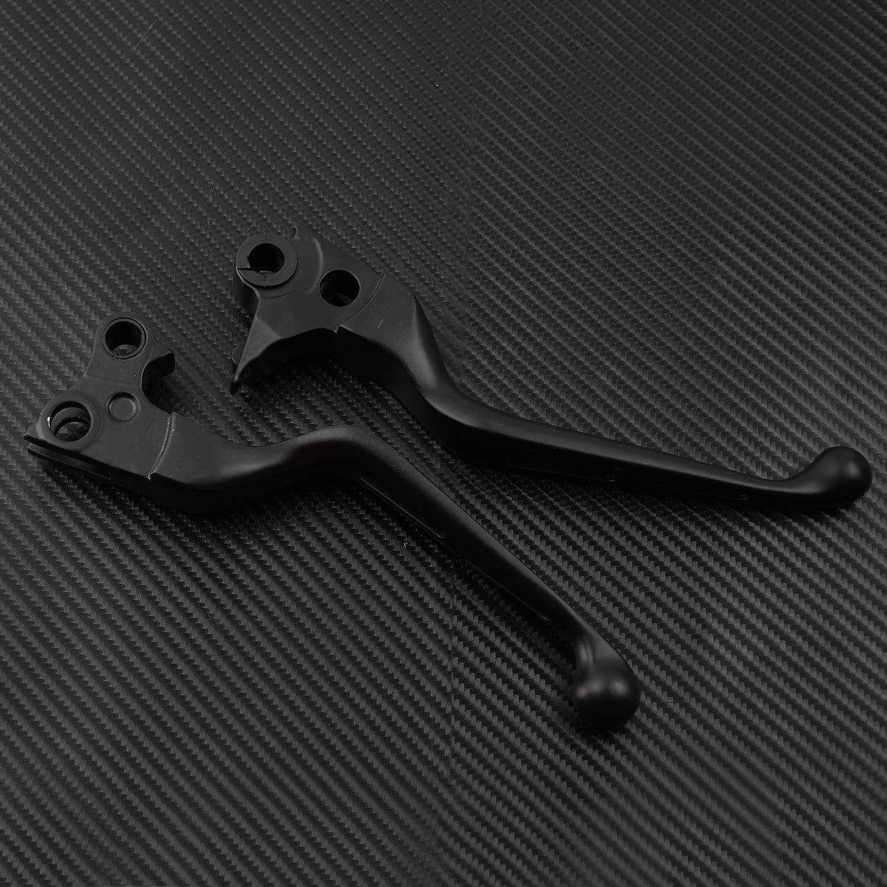 Matte Black Clutch Brake Levers Fit for Harley Sportster XL Dyna Touring Softail Q