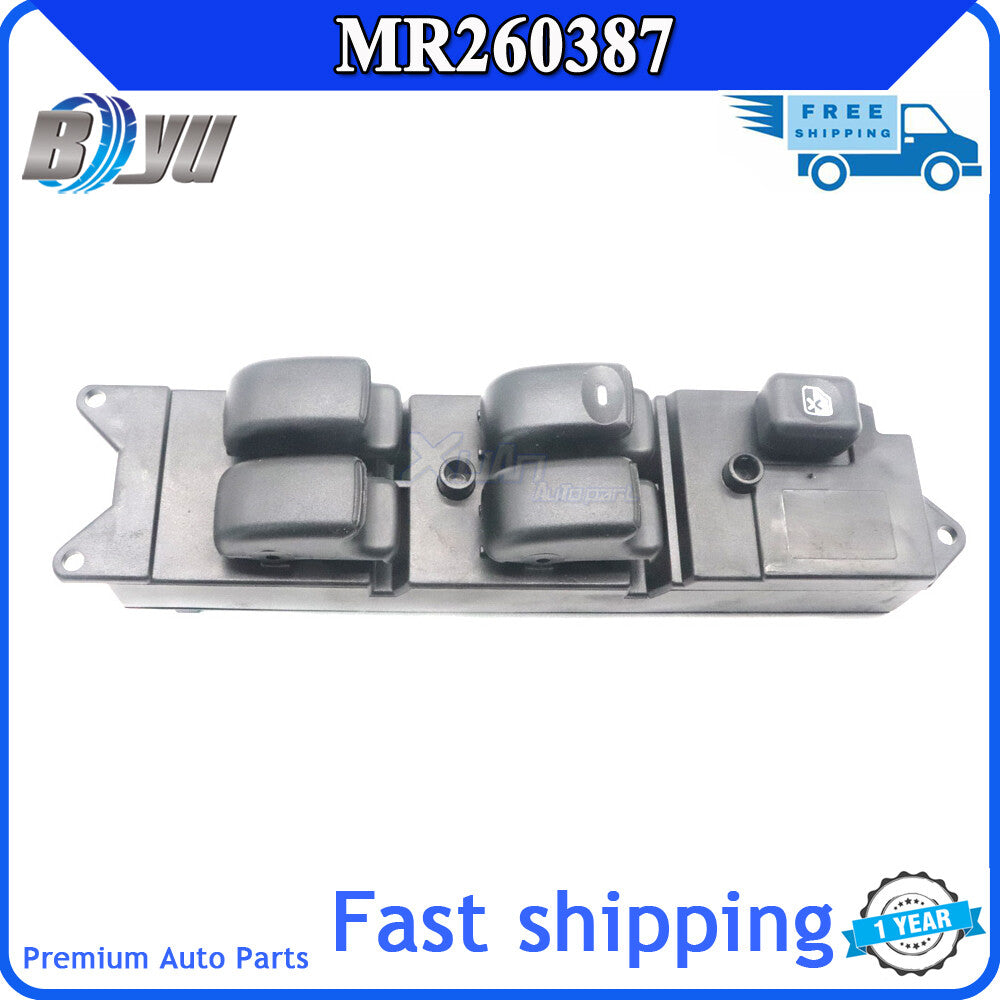 Left drive power main window control switch, brand new, for L200 MR194826 - v