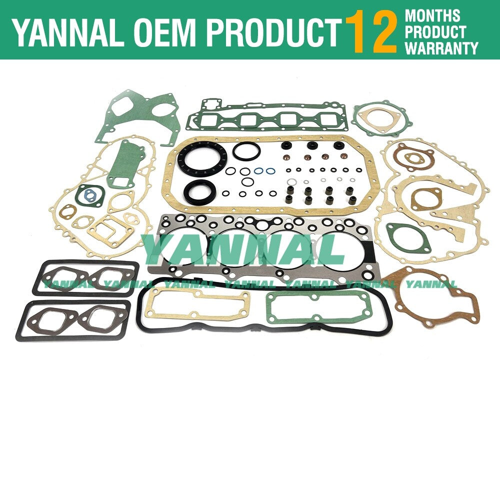 4BD1 4BD1T Overhaul Gasket Kit for Isuzu Engines, Hitachi EX100, EX90, EX150-