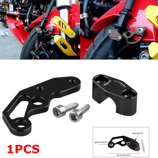 Motorcycle and bicycle modification parts, black oil pipe clamps, aluminum alloy - n