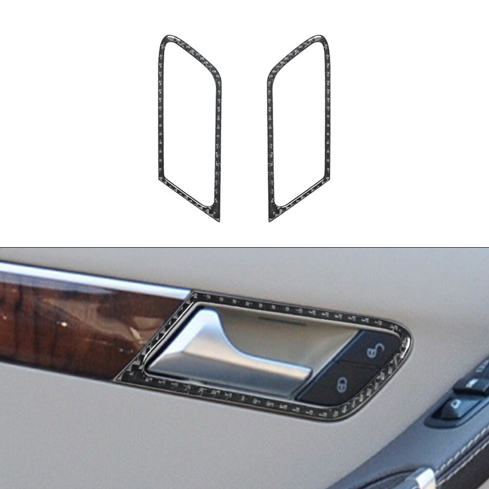 Red Carbon Fiber Front Door Panel Strips Cover Trim For Altima 2019-2022 v