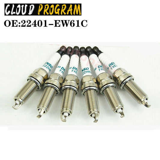 6x Iridium Spark Plug 22401-EW61C for Altima for Infiniti EX35 3.5L v