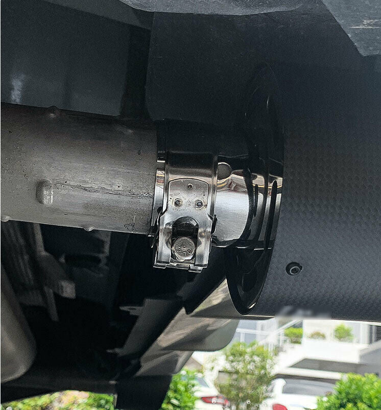 for Toyota RAV4 2019-2022 Carbon Fiber alloy Rear Tail Exhaust Muffler Tip Pipe